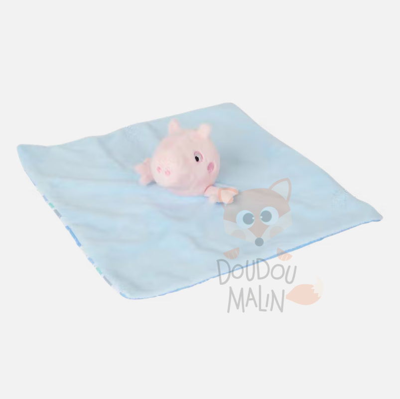 Peppa pig - plat cochon bleu 30 cm 